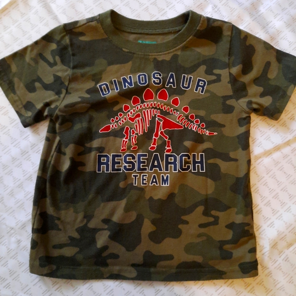 Toddler Camo Dino Tee